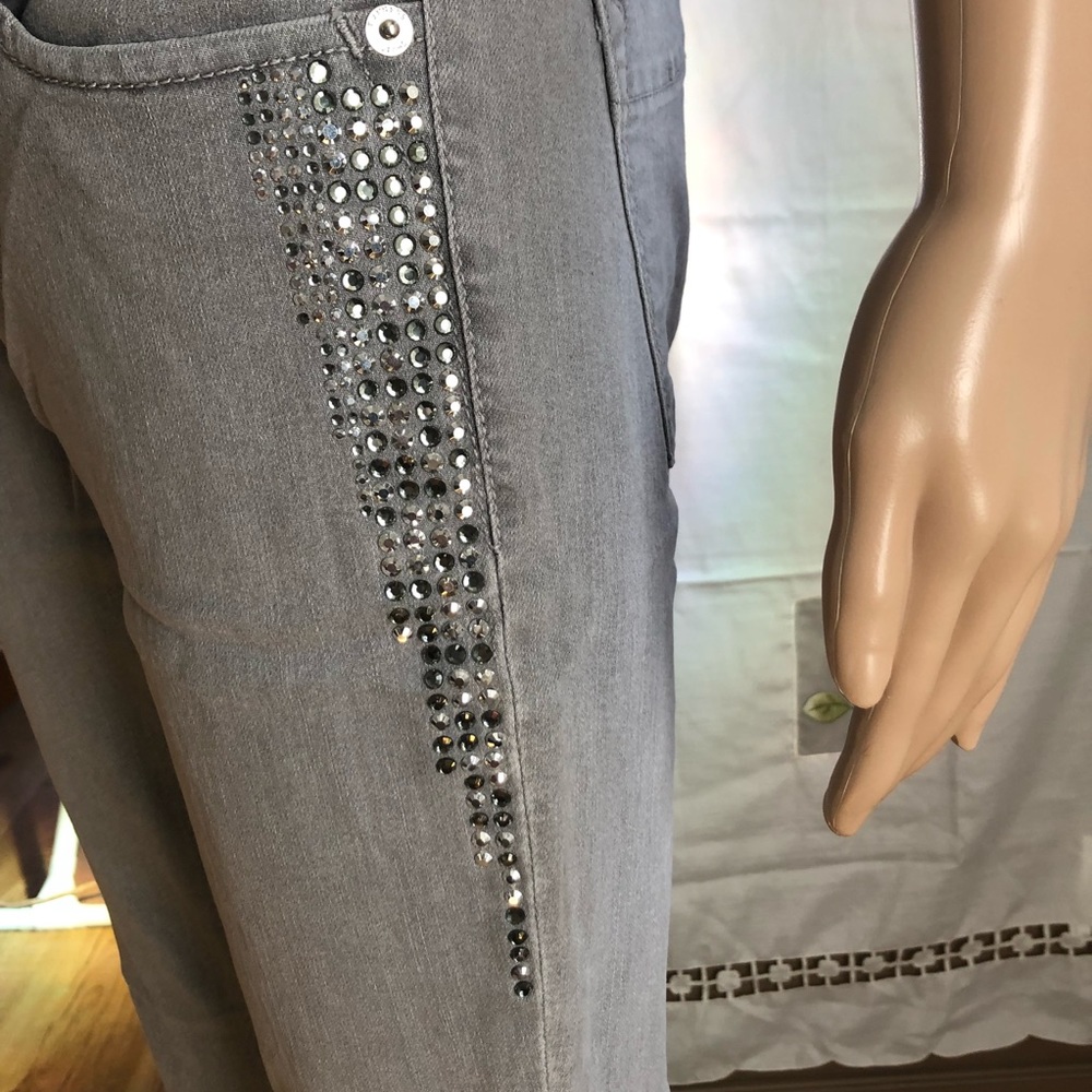Express cropped jean leggings